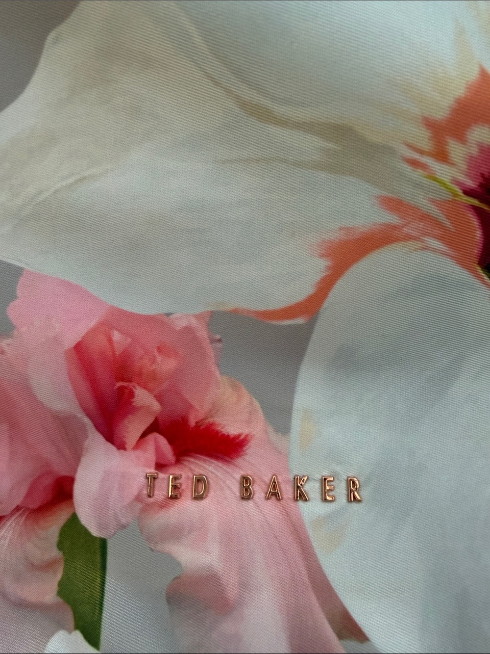 Ted Baker Pink & Grey Floral Tote - Picture 3 of 15
